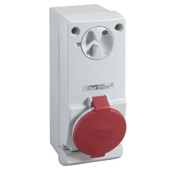 Schneider Electric - 83047 - PrtKa 3P+E+N 32A 380-415V Lkd Wal S IP44 - 1