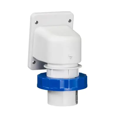 Schneider Electric - 83854 - PrtKa 2P+E 16A 200-250V Ang Pnl Plg IP67 - 1