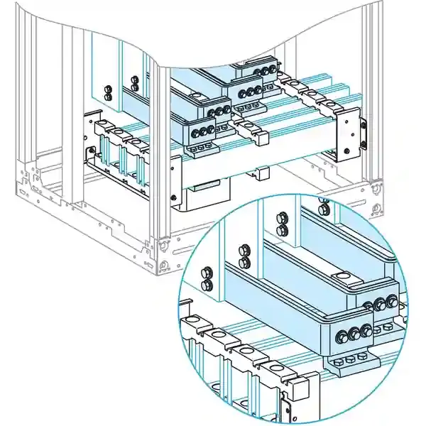 Schneider Electric - 88015 - hbb-vbb >=1200a 4p link d - 1