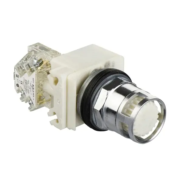 Schneider Electric - 9001K3L38WH13 - white illuminated pushbut - 1