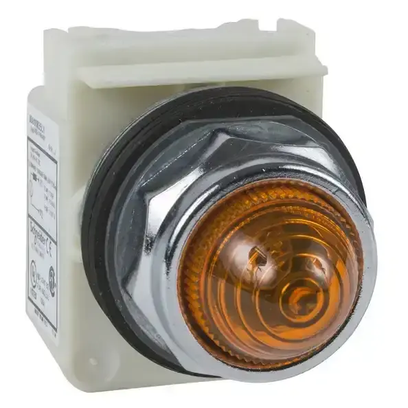 Schneider Electric - 9001KP7A9 - 9001 Pilot light, 230AC, yellow - 1