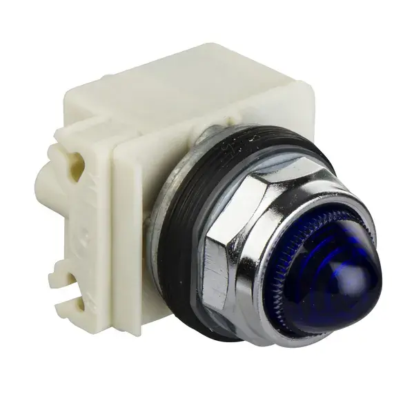 Schneider Electric - 9001KP7L9 - 9001 Pilot light, 230AC, blue - 1