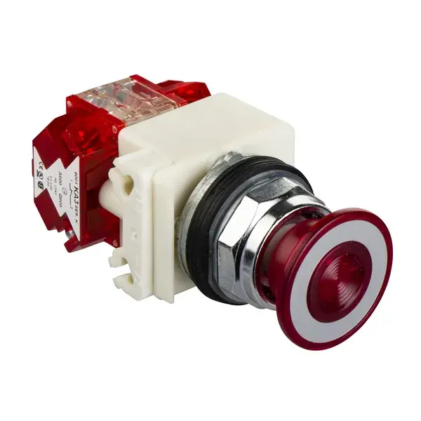 Schneider Electric - 9001KR8P35RH25 - red illuminated pushbut t - 1