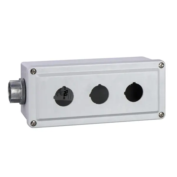 Schneider Electric - 9001KYSS3 - 30MM CONTROL STATION 3HOLE STAINLESS - 1