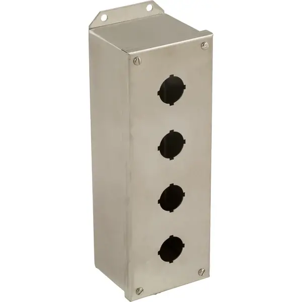 Schneider Electric - 9001KYSS4 - 30MM CONTROL STATION 4HOLE STAINLESS - 1