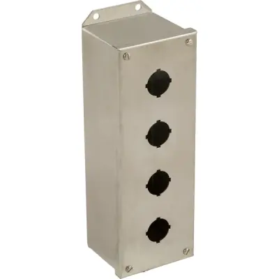 Schneider Electric - 9001KYSS4 - 30MM CONTROL STATION 4HOLE STAINLESS - 1