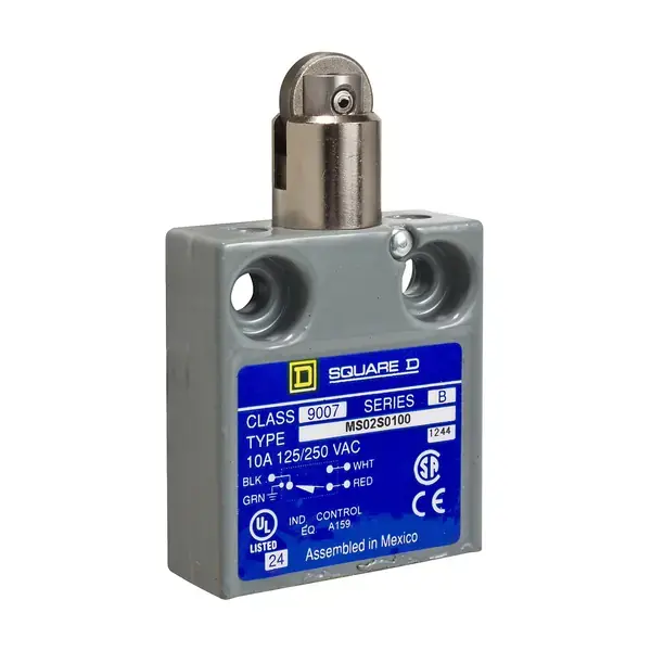 Schneider Electric - 9007MS02S0100 - LIMIT SWITCH 240VAC 10AMP MS +OPTION - 1
