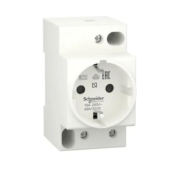 Schneider Electric - A9A15310 - MODULAR SOCKET 16A UE 250V 2P T - 1