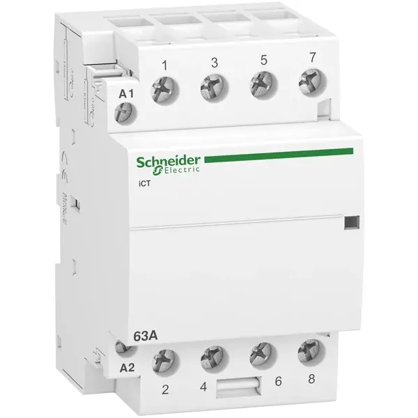 Schneider Electric - A9C20864 - iCT 63A 4NO 230-240 VAC - 1