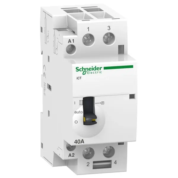 Schneider Electric - A9C21642 - iCT40A 2NO 220...240Vac 60HZ manually o - 1