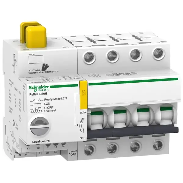 Schneider Electric - A9C65416 - ACTI 9 REFLEX IC60H TI24 16 A 4P CURVE C - 1