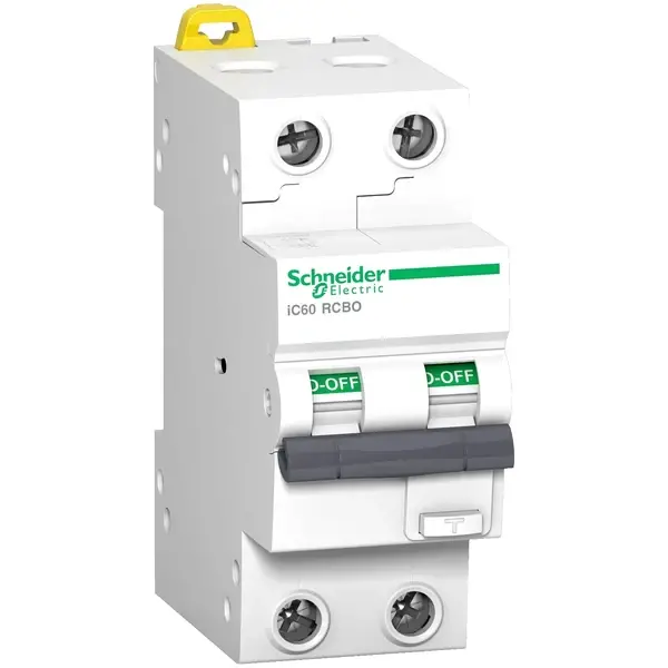 Schneider Electric - A9D47216 - Acti9 IC60 RCBO 2P 16A 30MA B 10kA SI - 1
