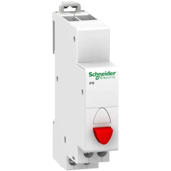 Schneider Electric - A9E18031 - iPB 1NC SINGLE PUSH BUTTON RED - 1