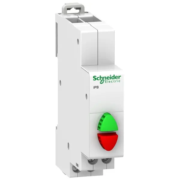 Schneider Electric - A9E18034 - iPB 1NO-1NC DOUBLE PUSH BUTTON GREEN/RED - 1