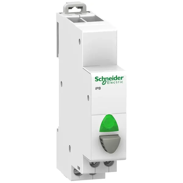 Schneider Electric - A9E18036 - iPB 1NO SINGLE PUSH BUTTON GREY - 1