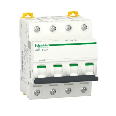Schneider Electric - A9F74470 - iC60N 4P 0,5A C - 1