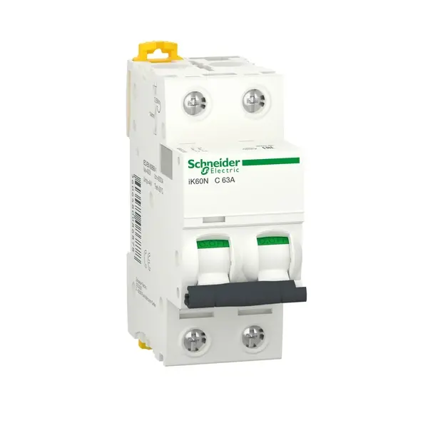 Schneider Electric - A9K24263 - ACTI9IK60N 2P 63A C MINIATURE CIRCUIT B - 1