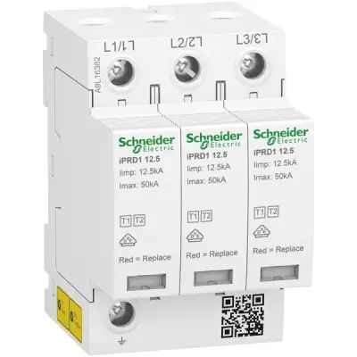 Schneider Electric - A9L16382 - Acti9 iPRD1 12.5r 3P 350V SPD - 1