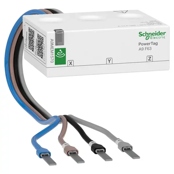 Schneider Electric - A9MEM1570 - POWERTAG 3PN MAX 63A ENERGY SENSOR WITH - 1