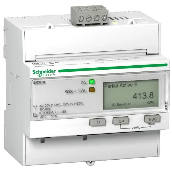 Schneider Electric - A9MEM3250 - TRIPHASE KWH METER CT MODBUS - 1