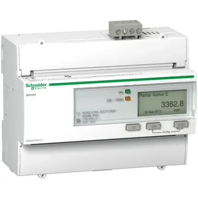 Schneider Electric - A9MEM3350 - TRIPHASE KWH METER 125A MODBUS - 1
