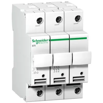 Schneider Electric - A9N15656 - ACTI9 STI 3P 25A FUSE 10.3 X 38 MM FUSE - 1