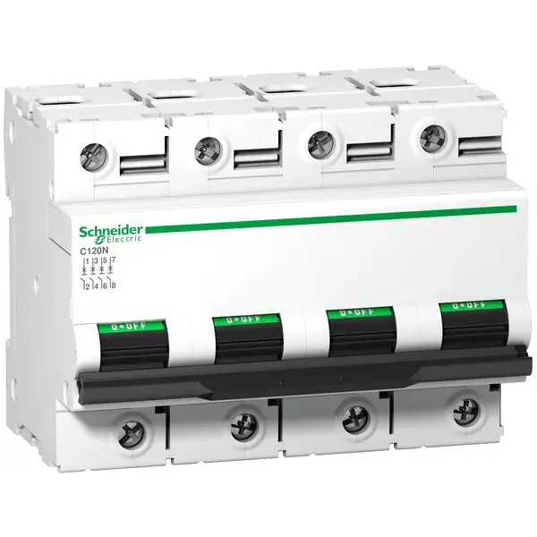 Schneider Electric - A9N18391 - C120N 4P 80A D 10000A 415V MINIATURE CIR - 1