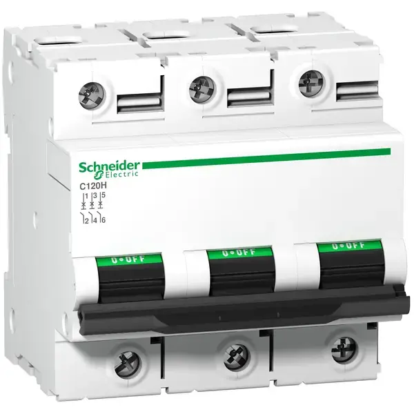 Schneider Electric - A9N18512 - C120H 3P 80A D 15000A 415V MINIATURE CIR - 1