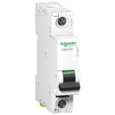 Schneider Electric - A9N61511 - CIRCUIT BREAKER C60H-DC 250VDC 16A 1P C - 1
