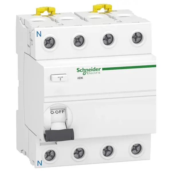 Schneider Electric - A9R70463 - ACTI9 IID K 4P 63A 30MA AC-TYPE RESIDUAL - 1