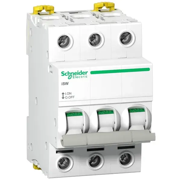 Schneider Electric - A9S65391 - ACTI9 ISW SWITCH 3P 100A 415VAC - 1