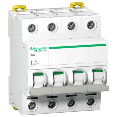 Schneider Electric - A9S65491 - ACTI9 ISW SWITCH 4P 100A 415VAC - 1