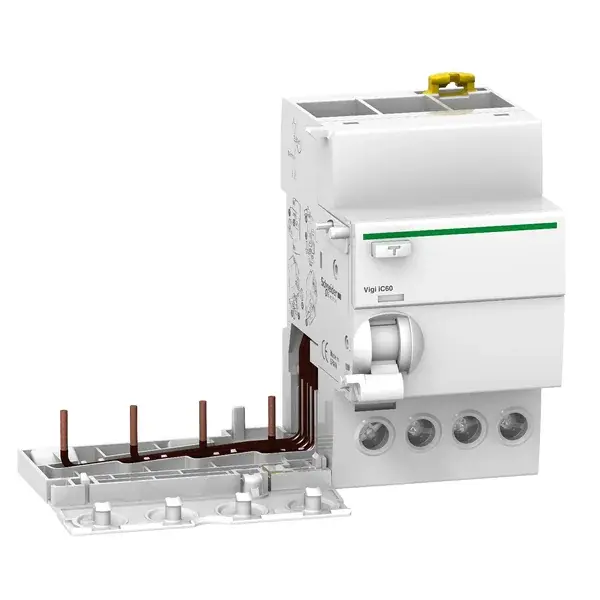 Schneider Electric - A9V12425 - ACTI9 VIGI IC60 4P 25A 100MA AC-TYPE BLO - 1