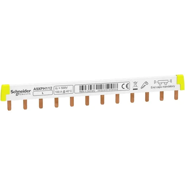 Schneider Electric - A9XPH112 - Comb busbar 1P 100A 12Mod. - 1