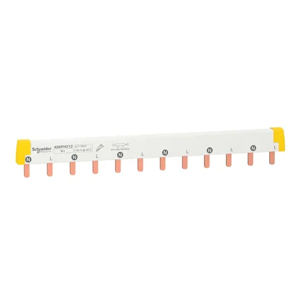 Schneider Electric - A9XPH212 - Comb busbar 2P 100A 12Mod. - 1