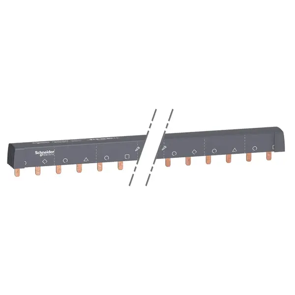 Schneider Electric - A9XPH524 - COMB BUSBAR 4P REPART. 100A 24MOD. - 1