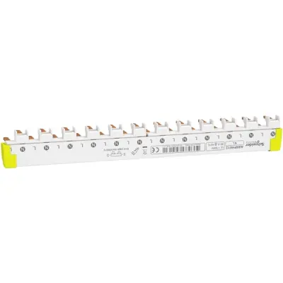 Schneider Electric - A9XPH612 - COMB BUSBAR BOTTOM 1PN 12 MODULES - 1