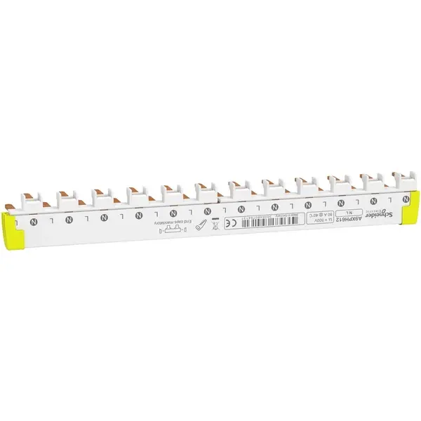 Schneider Electric - A9XPH612 - COMB BUSBAR BOTTOM 1PN 12 MODULES - 1