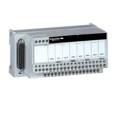 Schneider Electric - ABE7CPA02 - ANALOG.BASE 8CHL SUB-D25 - 1