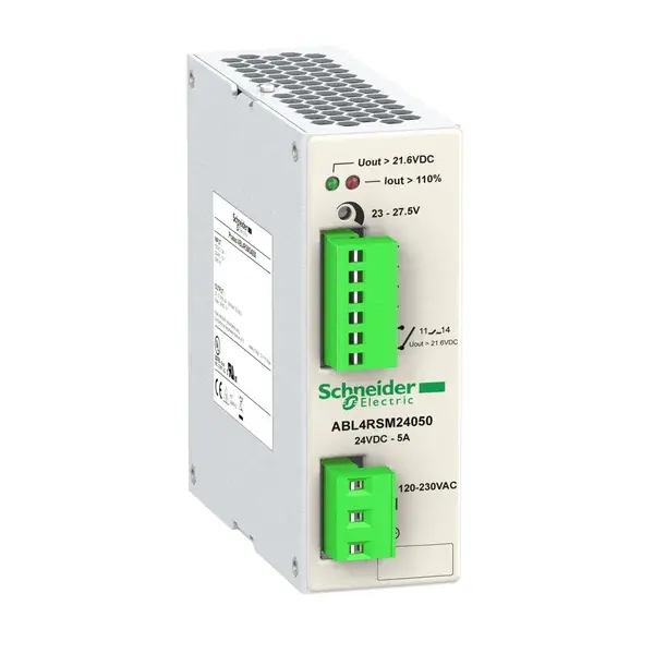 Schneider Electric - ABL4RSM24050 - SLIM POWER SUPPLY 1P 24V - 1