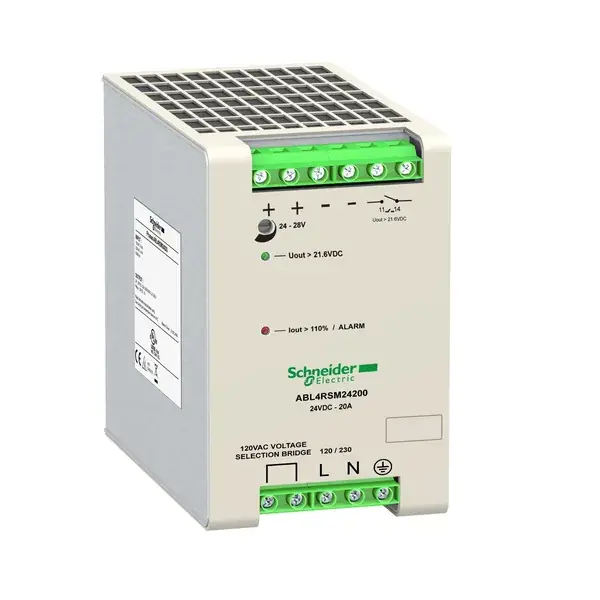 Schneider Electric - ABL4RSM24200 - SLIM POWER SUPPLY 1P 24V - 1