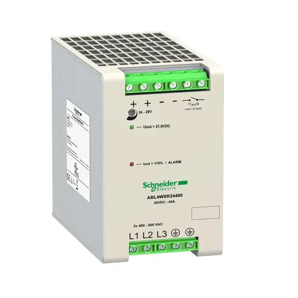 Schneider Electric - ABL4WSR24400 - SLIM POWER SUPPLY 3P 24V - 1