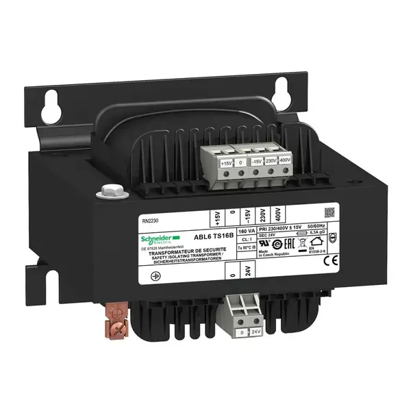 Schneider Electric - ABL6TS16B - TRF 230-400/24V 160VA - 1