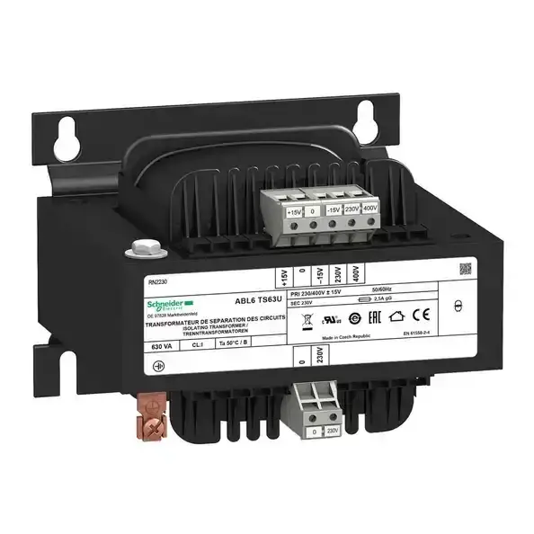 Schneider Electric - ABL6TS63U - TRF 230-400/230V 630VA - 1