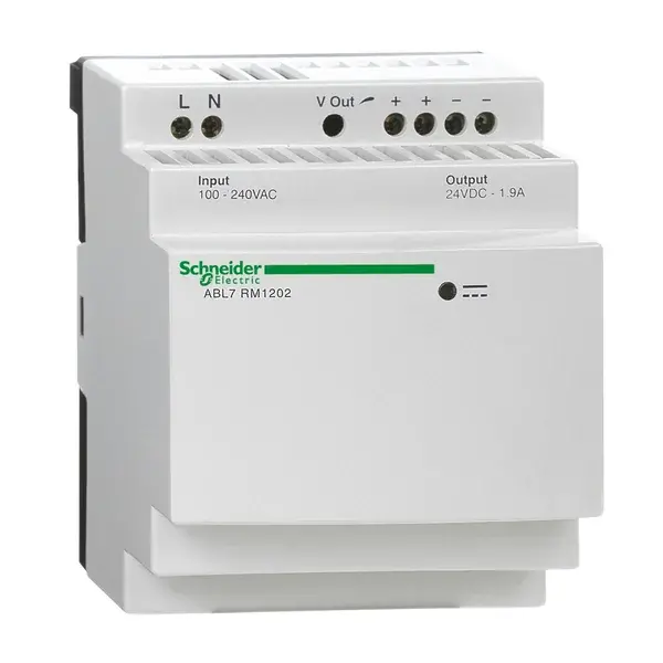 Schneider Electric - ABL7RM1202 - MODULAR PW SUP 12V/1.9A - 1