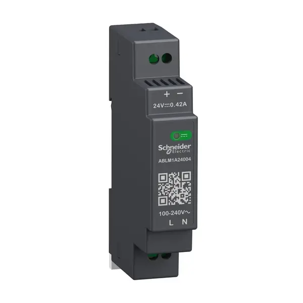 Schneider Electric - ABLM1A24004 - POWER SUPPLY 24V 0.4A MODULAR - 1