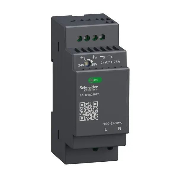 Schneider Electric - ABLM1A24012 - POWER SUPPLY 24V 1.2A MODULAR - 1