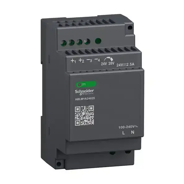 Schneider Electric - ABLM1A24025 - POWER SUPPLY 24V 2.5A MODULAR - 1