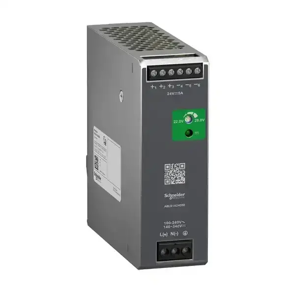 Schneider Electric - ABLS1A24050 - IN: 100-240VAC&140-340VDC, OUT: 24VDC 5A - 1