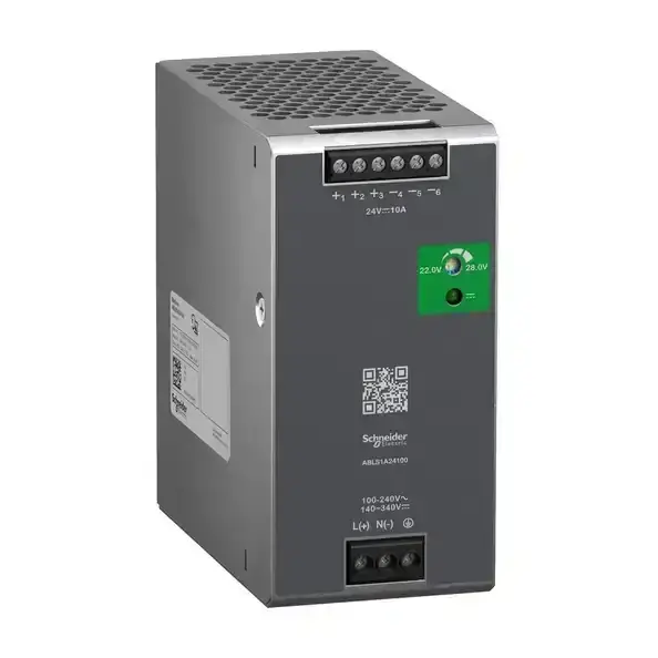 Schneider Electric - ABLS1A24100 - POWER SUPPLY 24V 10A 1PH OPTIMIZED - 1